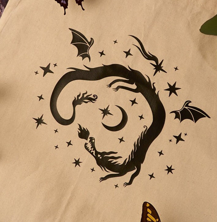 Magical Dragon Cotton Tote