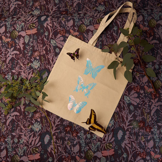 Butterfly Holographic Cotton Tote