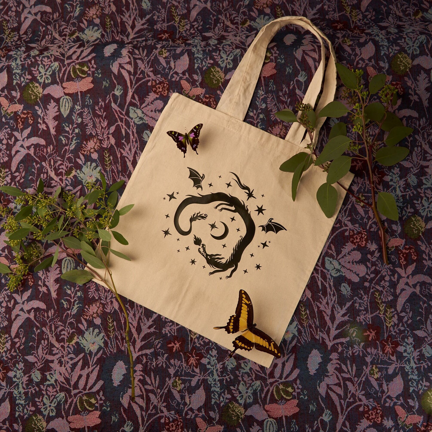 Magical Dragon Cotton Tote