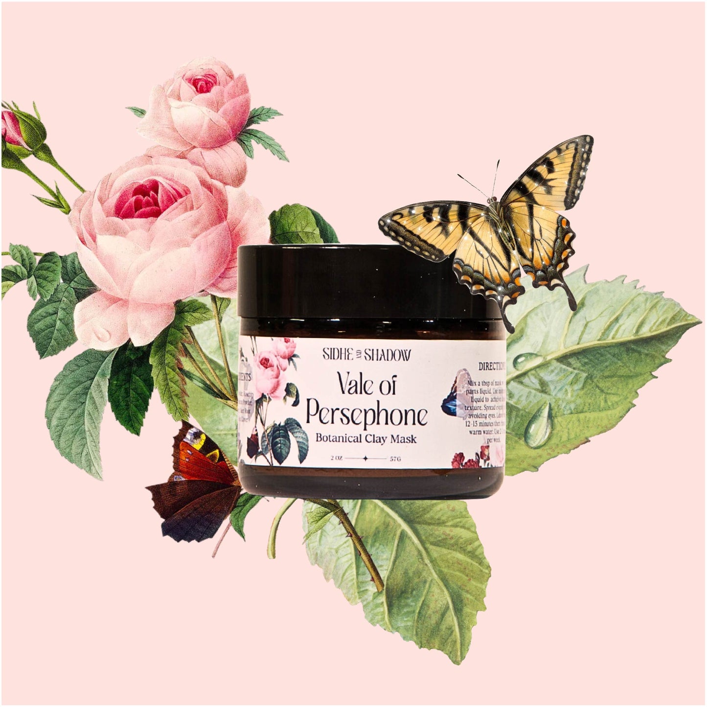 Vale of Persephone Botanical Rose Clay Mask
